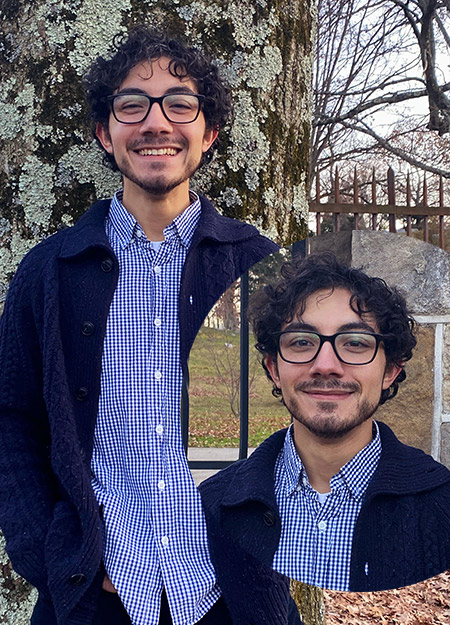 About Page - Static Image of Kameron Collaged Profile Picture