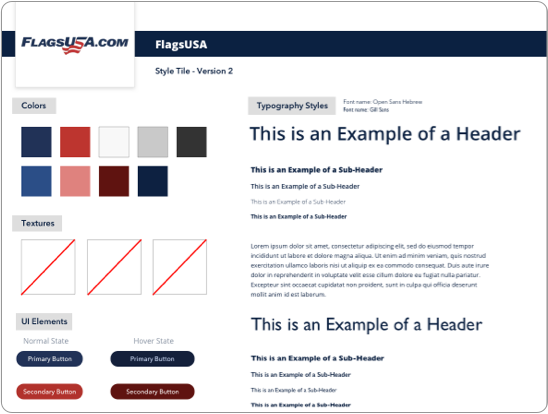 Static Image of ITS Introduction To Style Tiles To Company To Change Process