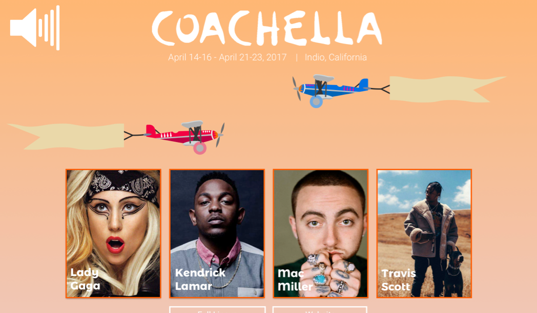 Static Image of Coachella Project Card