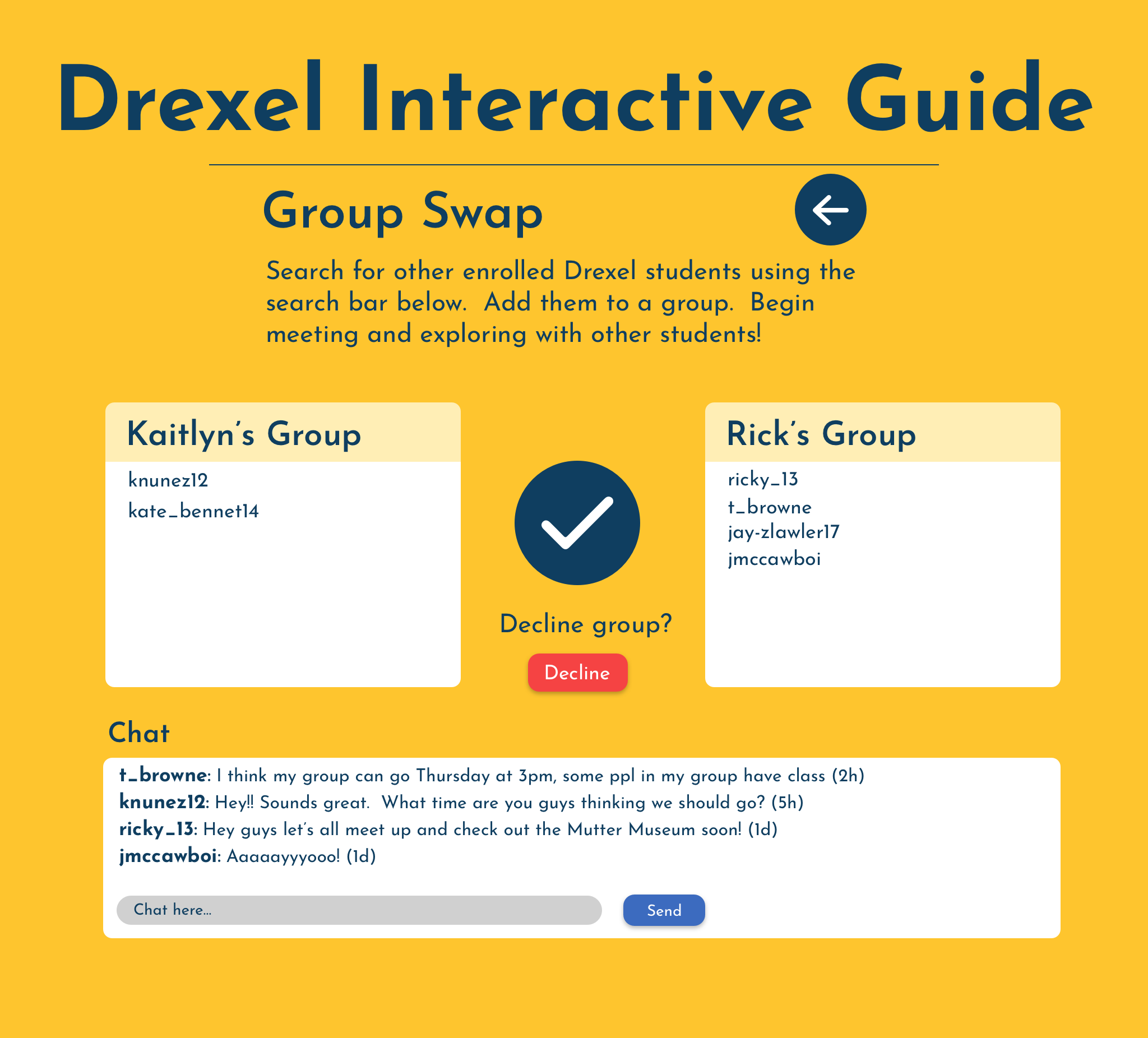 Static Desktop Screen of Drexel Interactive User Interface Group Hangout and Communication - Grid Item 9