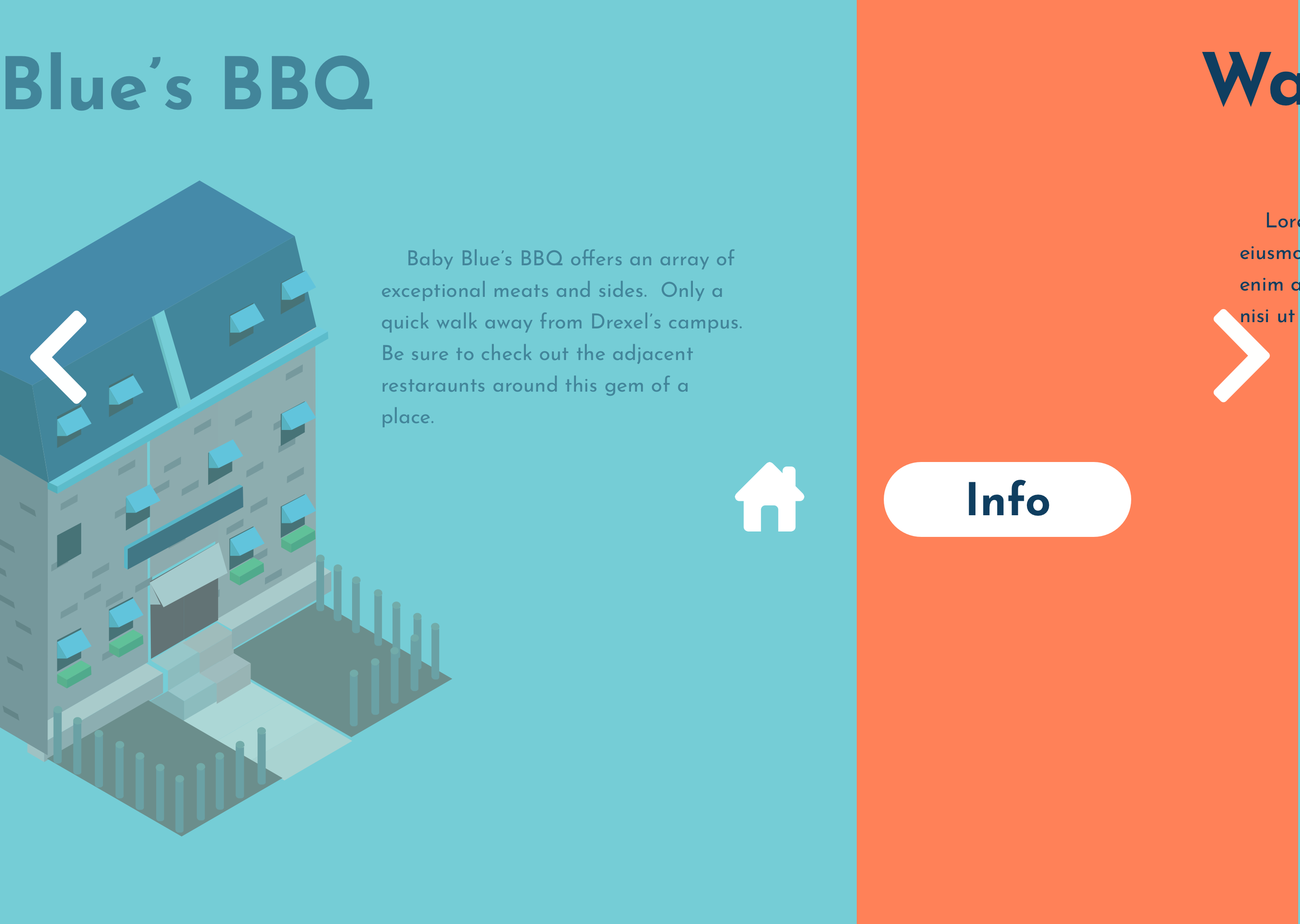 High fidelity mock-ups of UI