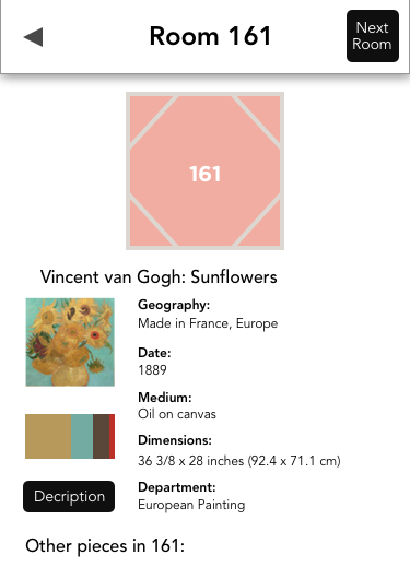 Static Image of Philadelphia Museum of Art Augmented Reality User Interface Prototype