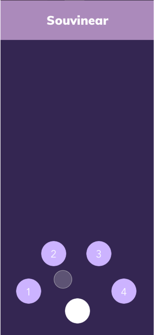 Souvinear Mobile Screenshot of Beginning Navigation Prototype Animation Iterations in Figma 