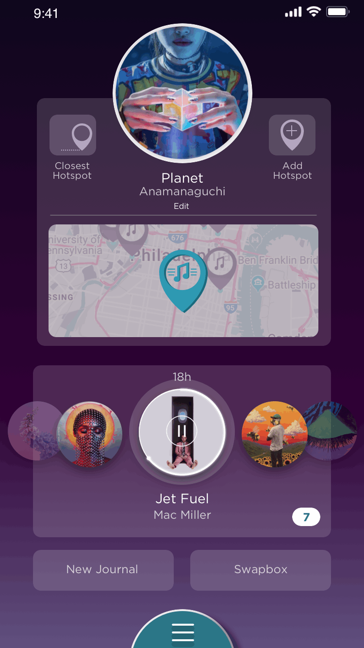 Souvinear Project Example - Animated GIF/Video of User Journey of Hotspot Creation and Map Functionality - Grid Item 11